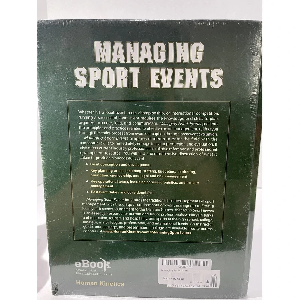 MANAGING SPORT EVENTS By T. Christopher Greenwell & Leigh Ann Danzey-Bussell